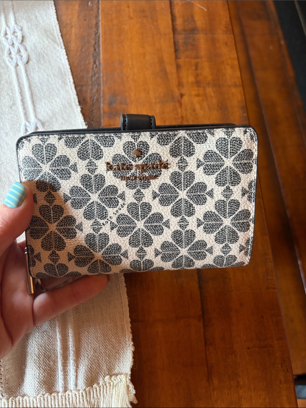 Kate Spade-Spade Flower Medium Bifold Wallet